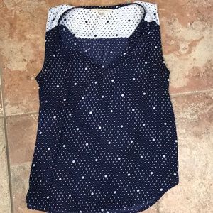 Stitch Fix 41 Hawthorn slvless  dot top sz Small